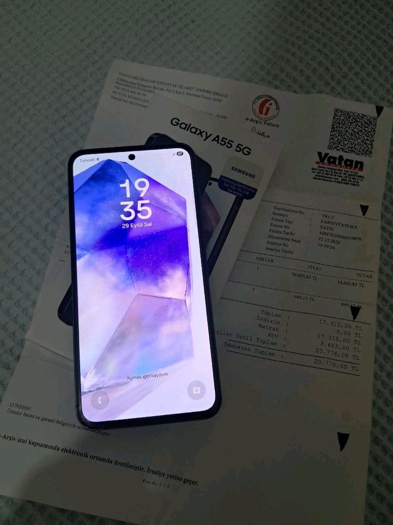 SIFIRDAN FARKSIZ YURTİÇİ 3AY GARANTİLİ 256GB 8RAM SAMSUNG A55 5G - 3