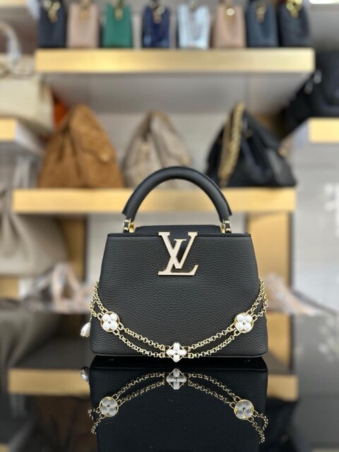 LV Capucines Mini Deri Model Lüks Çanta