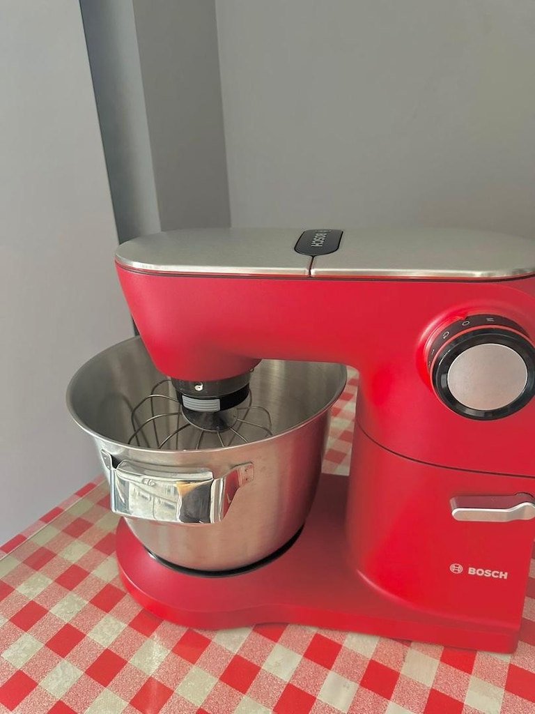 Bosch Serie 8 Mutfak Makinesi OptiMUM 1600 W Kırmızı, Gümüş 5.5 Litre