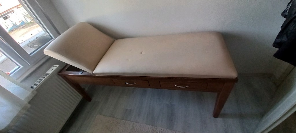 Ahşap Cilt Bakım Sedyesi – 2 Çekmeceli - 8