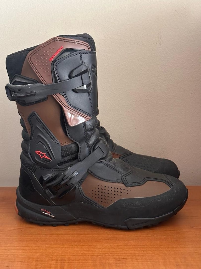 Alpinestars XT-8 Gore-Tex Korumalı Motosiklet Botu Siyah / Kahve - 2