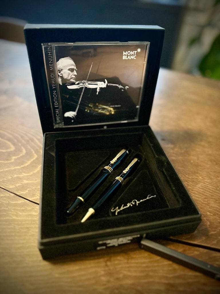 MONTBLANC YEHUDI MENUHIN 21852 21853 KOMPLE ORJ KOLEKSIYON SET - 4
