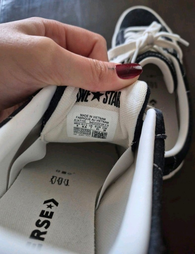 converse siyah sneaker unisex — görsel 6/6