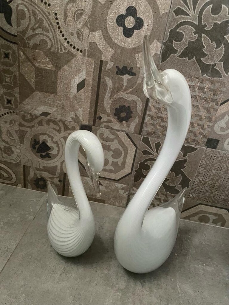Paşabahçe Murano kuğu biblo - 6