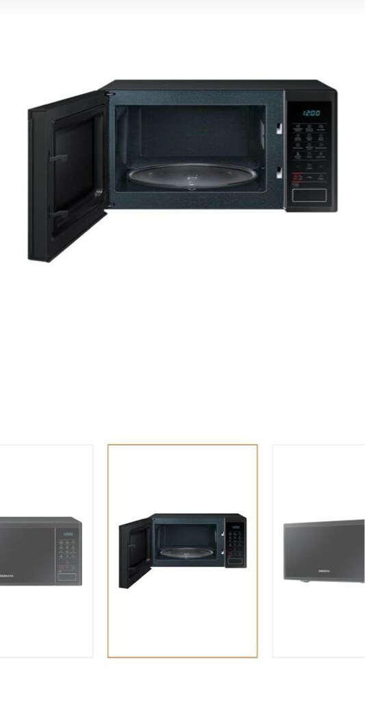 samsung mikrodalga fırın siyah - 4