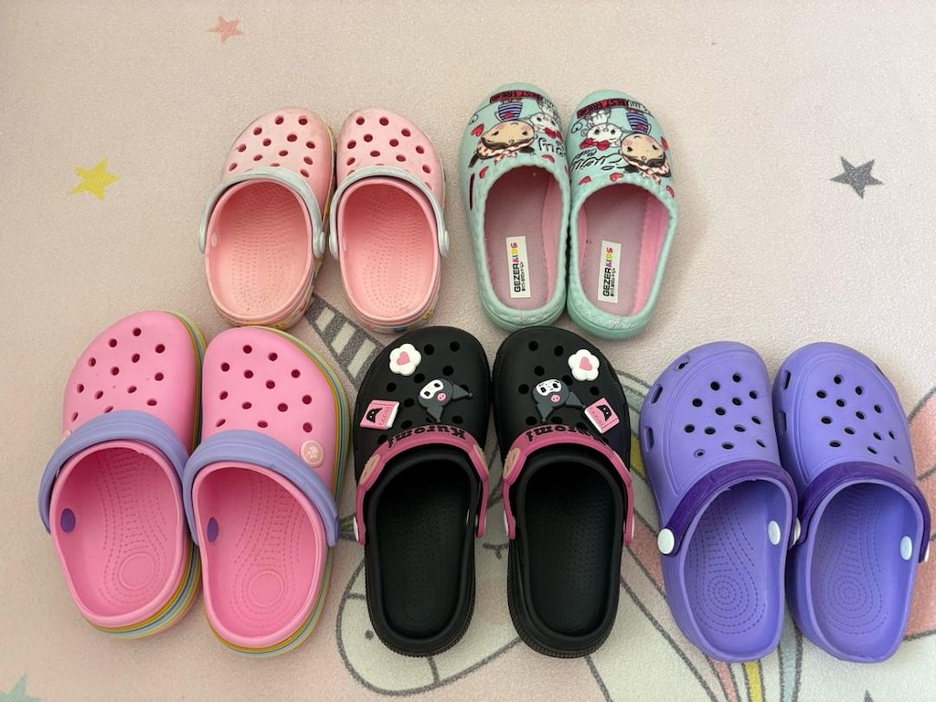 Toplu çocuk crocs kreş havuz ev terlik