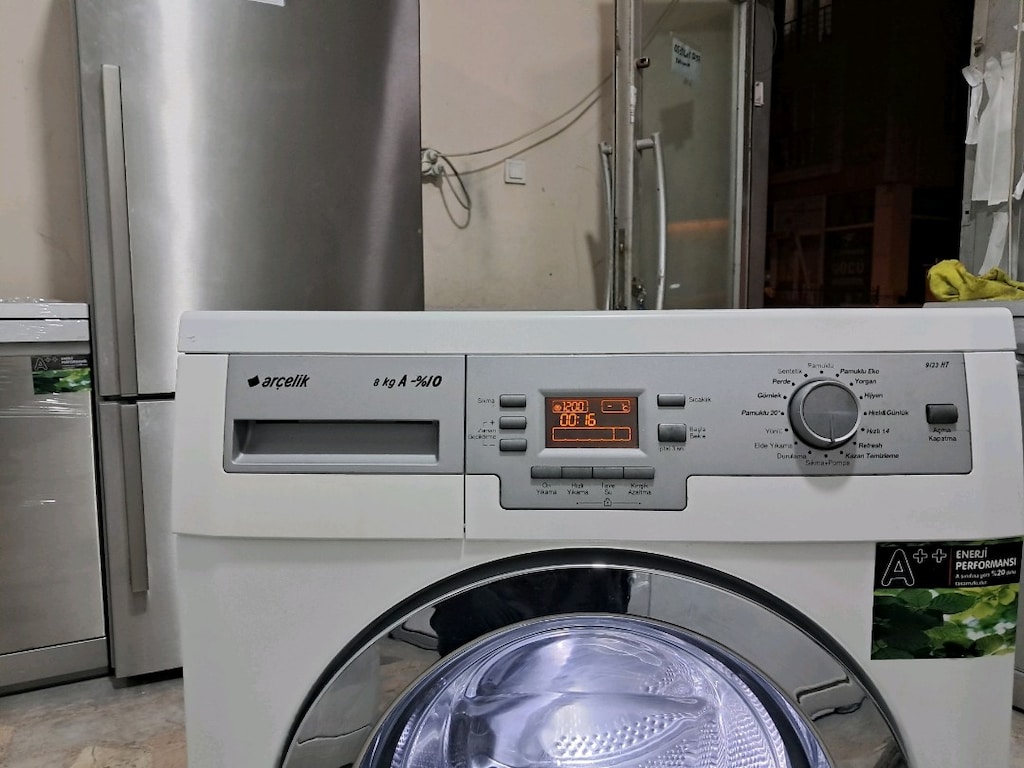 sıfır gibi arcelik 8kloluk camaşır makinesi 8.500tl - 4