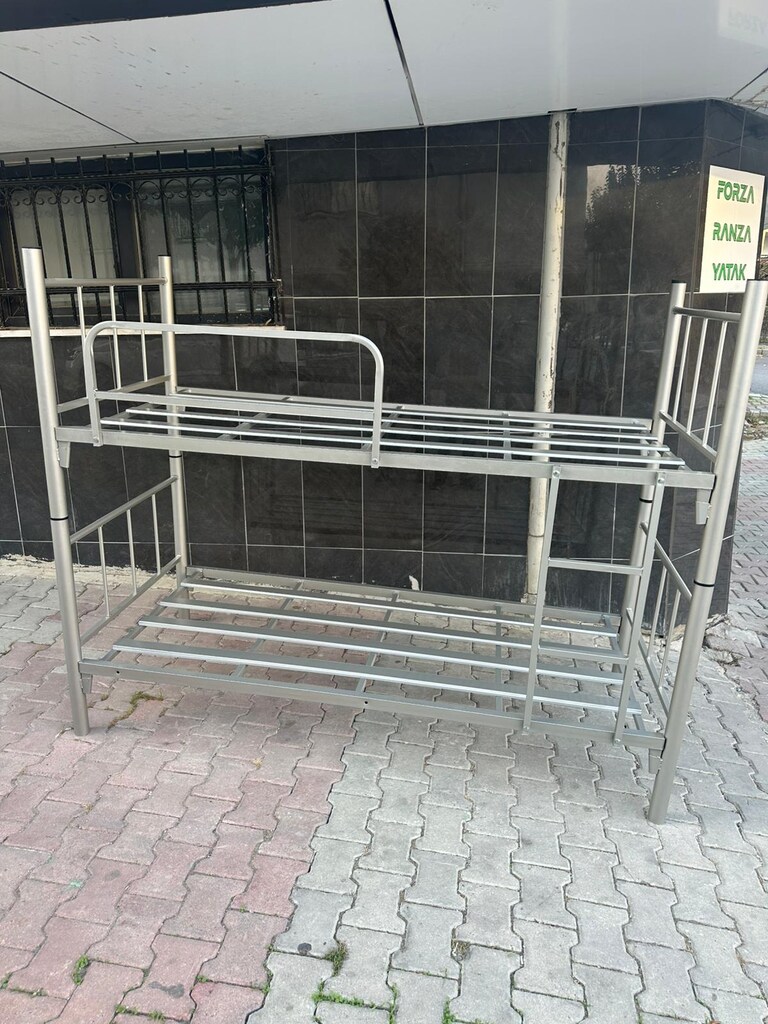 ÜRETİCİDEN YURT OTEL EV ŞANTİYE 51 PROFİL İKİ YATAK ÇELİK RANZA - 3