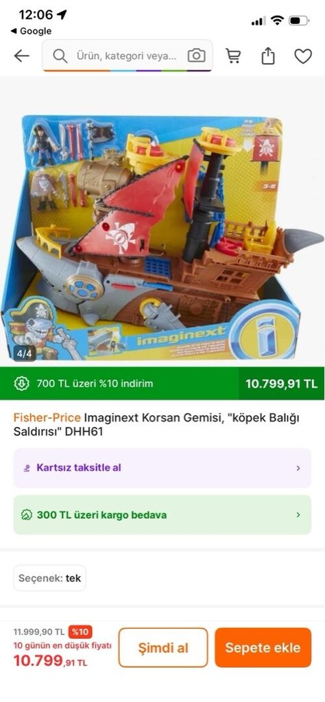 köpek balığı saldırısı oyuncak seti - 11