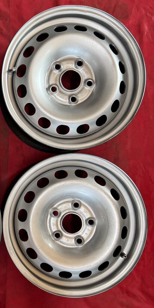 15 5X112 VOLKSWAGEN ORJİNAL CADDY PASSAT GOLF JETTA DEMİR JANT - 2