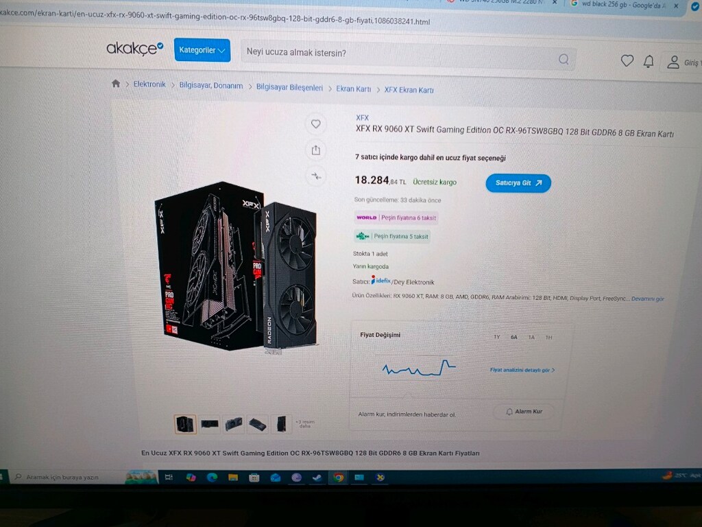 Ryzen 5 5600x 9060xt 8Gb 16gb monitör dahil sistem - 4
