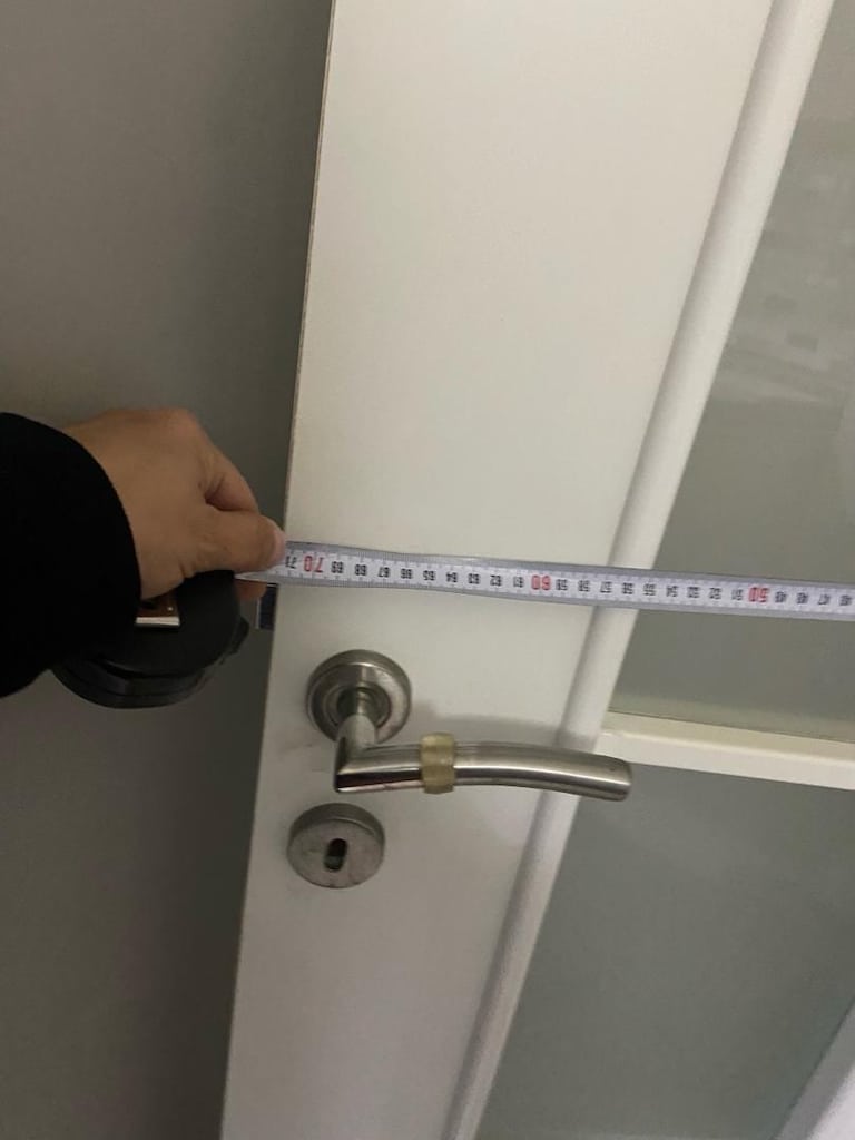 çıkma camlı beyaz mutfak salon kapısı - 2