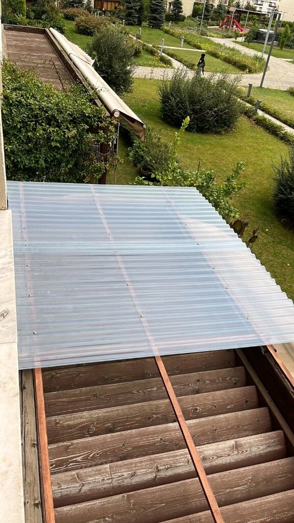 galvaniz oluklu şeffaf - 2