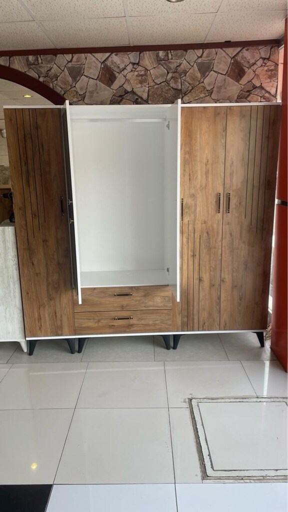 5 kapaklı yatak odası dolabı mdf - 7
