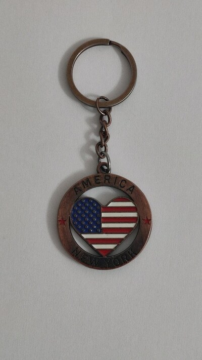 Amerika New York Metal Anahtarlık