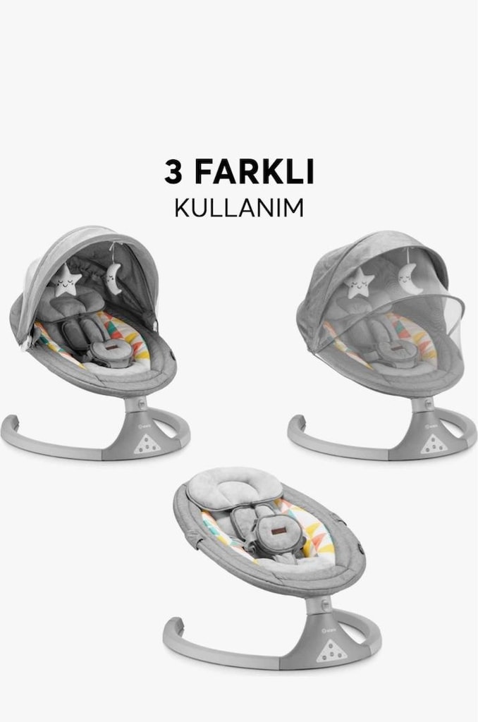 Elele Dormire Elektrikli Otomatik Sallanan Ana Kucağı - 7