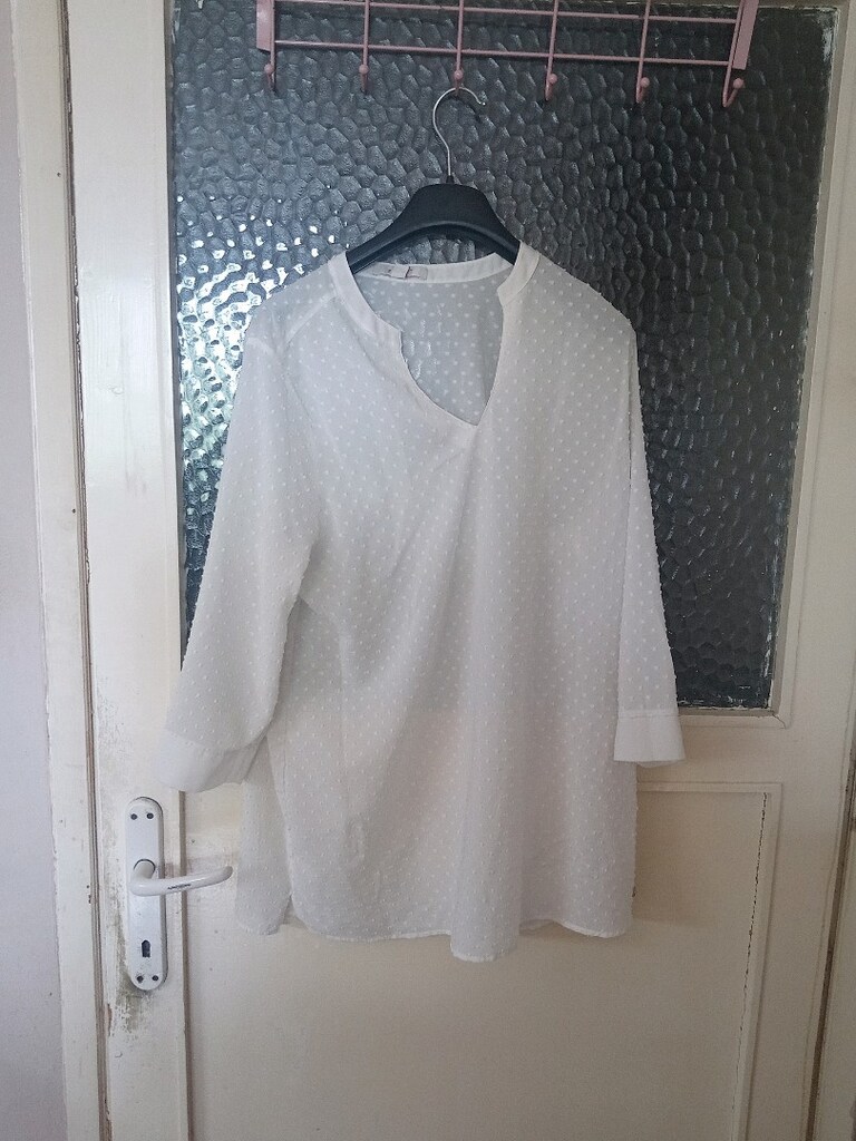 Sprit Kadın Beyaz Bluz - 4