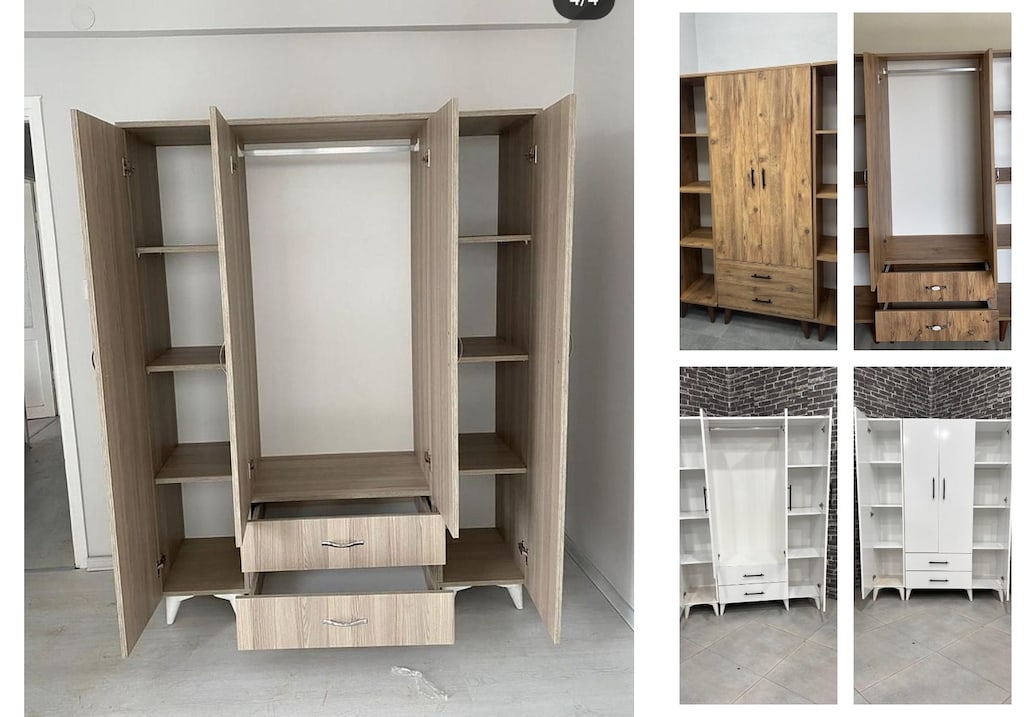4 kapaklı elbise dolabı nurtgmladn - 5