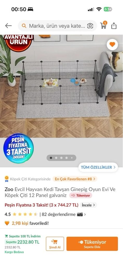 evcil hayvan oyun evi veya kafesi - 3