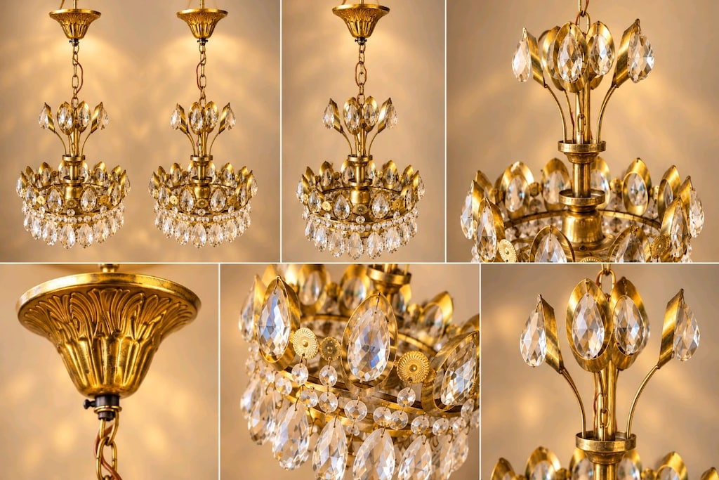 Antika kristal avizeler satıştadır. - 3