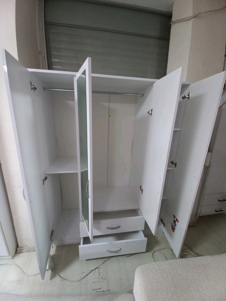 4 kapılı yatak odası gardrop Kurulum dahil - 4