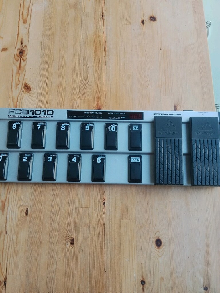 Behringer FCB1010 midi controller pedal Uno Kemper çipli - 2