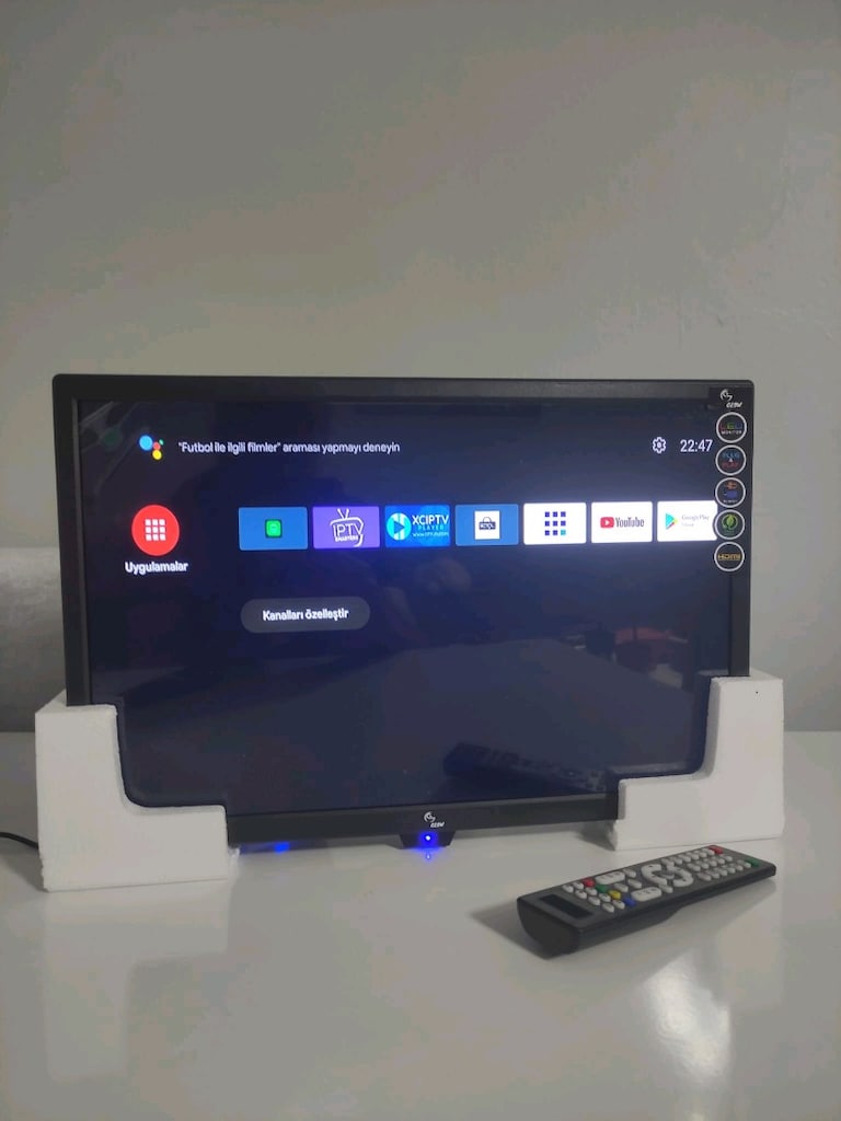 19 inç Android Televizyon 12 volt/220 volt ister evde ister karavanda - 5