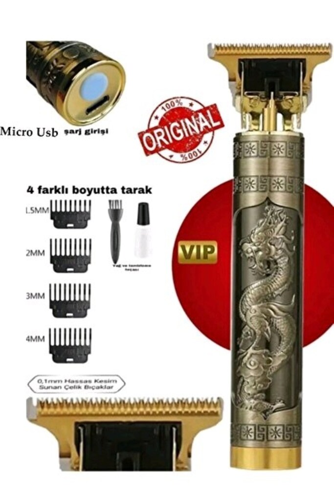 %100 orijinal Power King saç sakal tıraş makinesi - 3