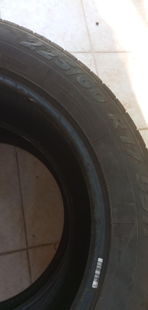 2 ADET 225X60XR17 SUV LASTİK DİŞLİLERİ İYİ YANAKLARDA ÇATLAK YOKTUR - 4
