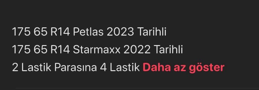 175 65 R14 LASTİK TAKIMI - 7
