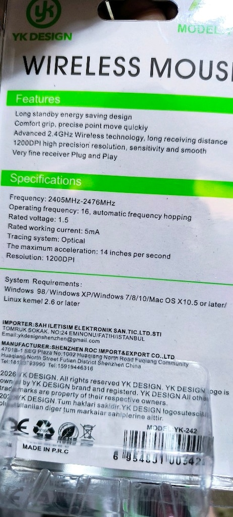 KABLOSUZ süper kalite mouse - 4