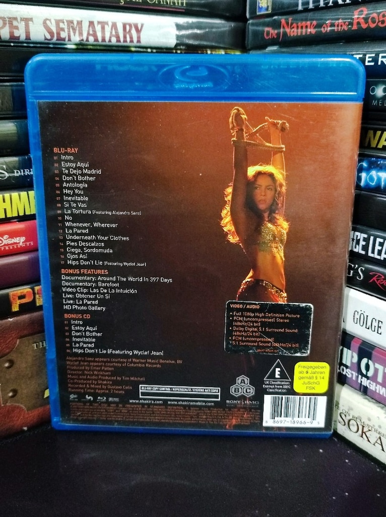 Shakira Bluray - 3