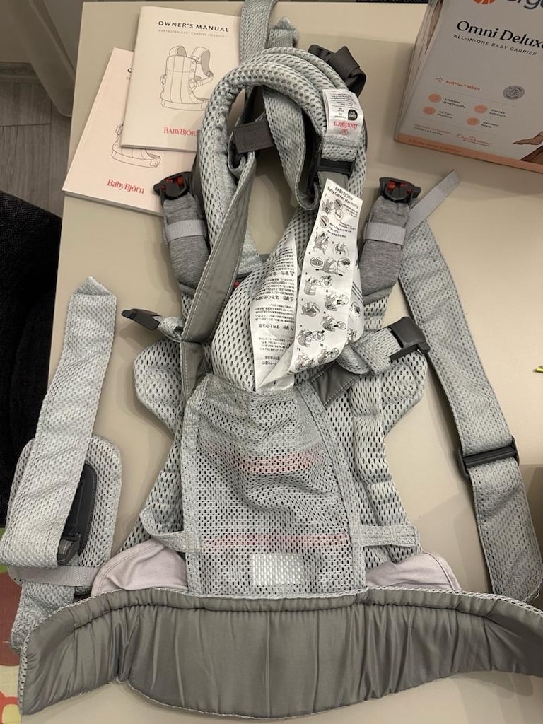 Babybjörn Harmony 3D Mesh Silver 0-15 kg Kanguru - 3