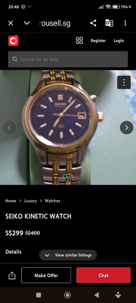Seiko Kinetik Kadın Kol Saati - 3