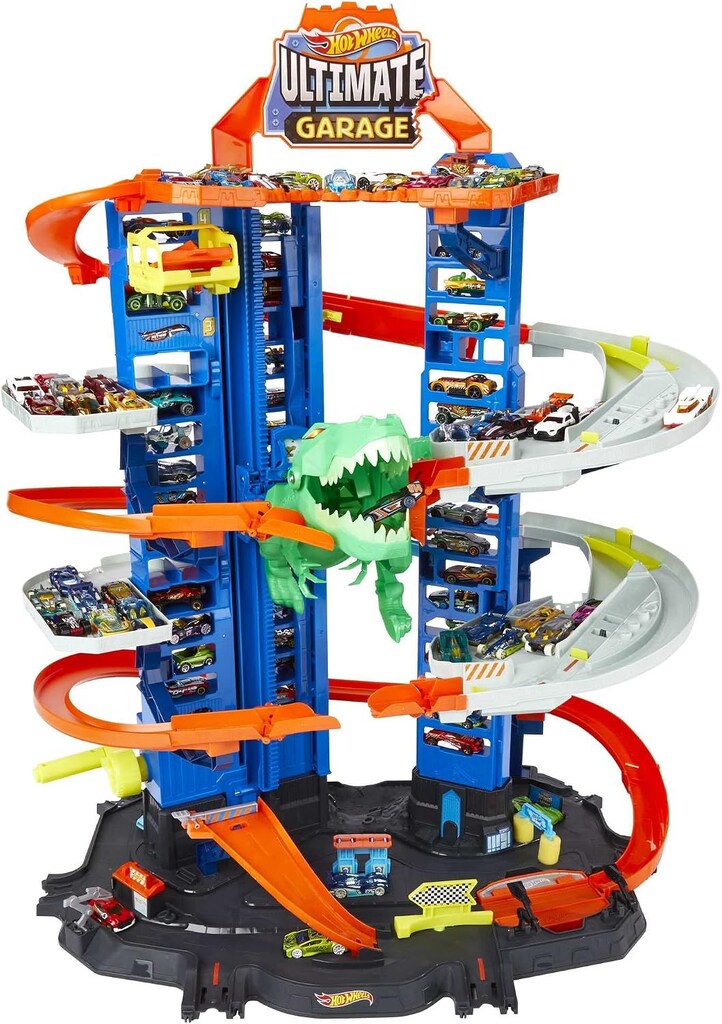 Hot Wheels HW Robotik T-rex Ultimate Garaj - 2