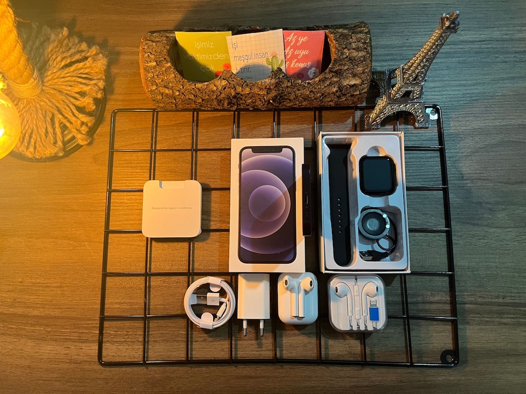 FULL AKSESUARLI İPHONE 12 MİNİ BLACK - 6