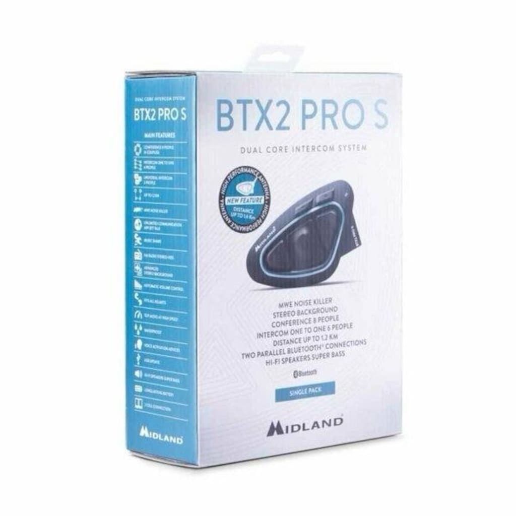 MİDLAND BTX2 PRO-S LR BLUETOOTH İNTERCOM (Tek) - 4