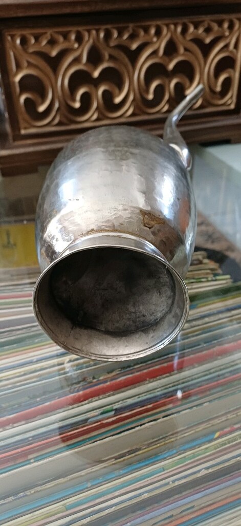 ibruk el yapımı bakır ibruk kapak hariç 23 santim uzunluk en 13 santim - 4