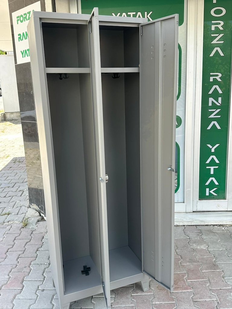 2'Lİ METAL SOYUNMA DOLABI-İŞÇİ GİYSİ DOLABI-ÜCRETSİZ NAKLİYE - 3