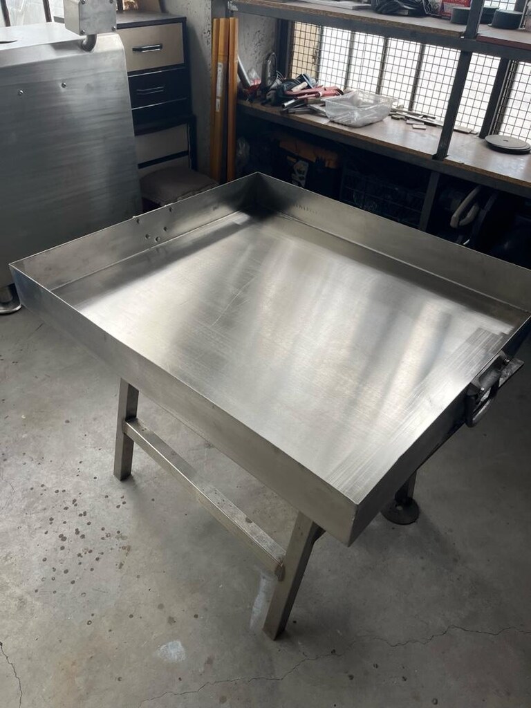 80x90 cm 304 krom paslanmaz tepsi - 5