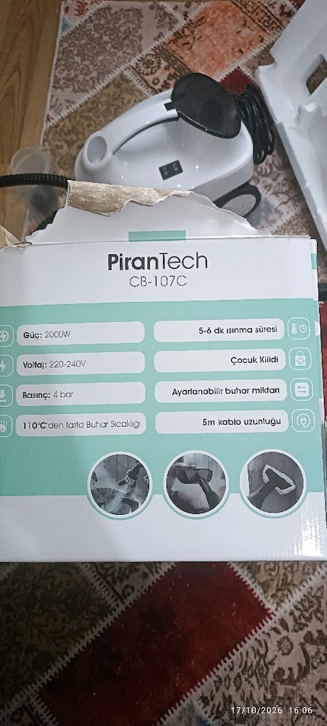 PiranTech buharlı temizlik makinası - 6