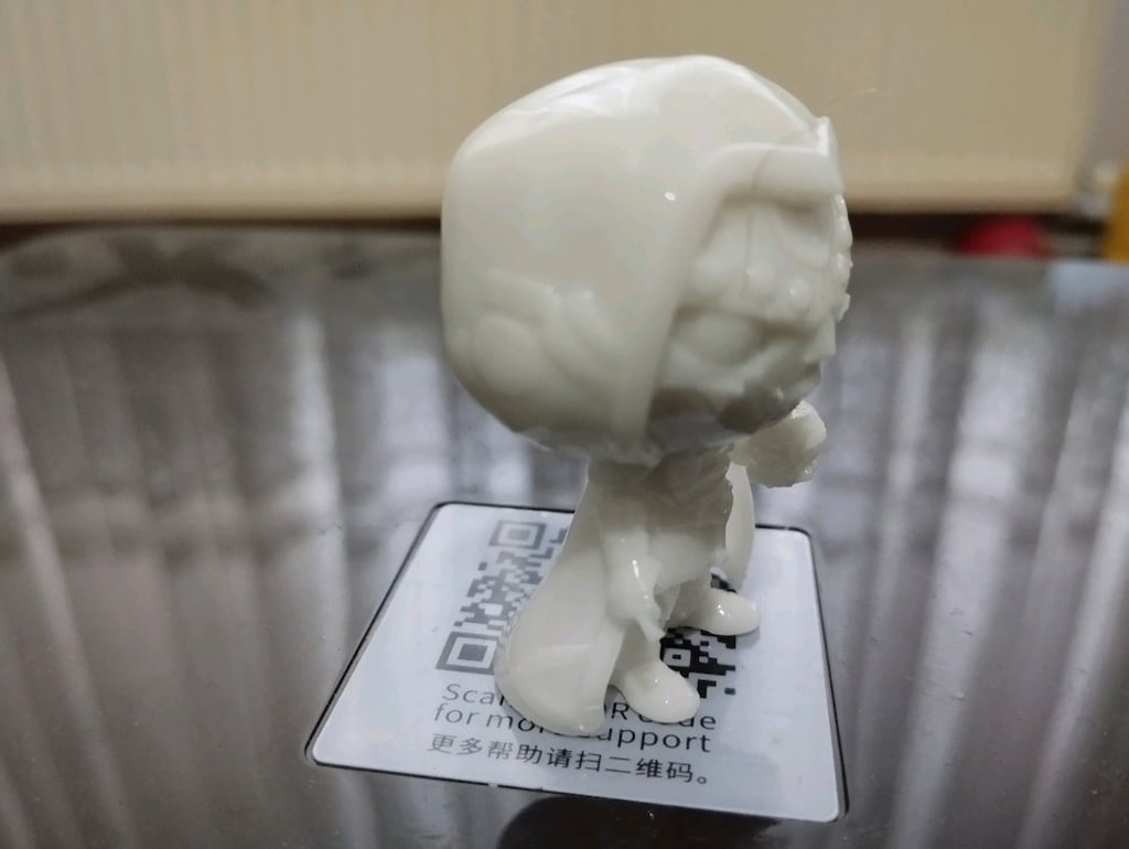 Mini 3D Beyaz Dr Doom Figürü - 3