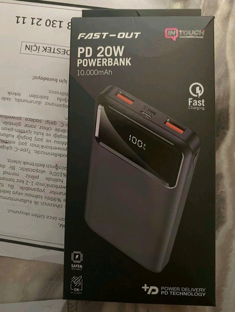 intouch 10 binlik pd20w hızlı şarj powerbank - Sıfırından Uygun Fiyata Al