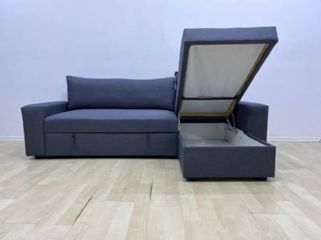 IKEA VİLLASUND SIFIR KAPLAMA YATAKLI BAZALI L KÖŞE KOLTUK KANEPE - 4
