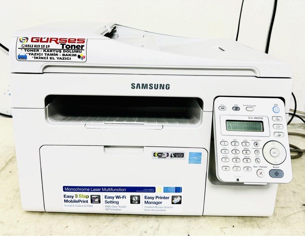 Yazıcı Samsung 3405 FW Fotokopi Tarayıcı Wifi Ekonomik - 2