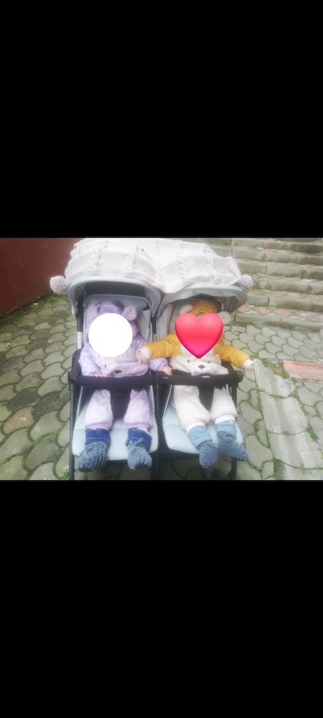 ikiz bebek arabası - 2
