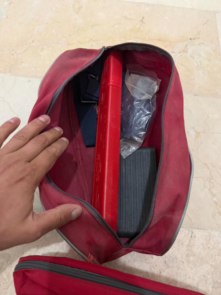 Fiat Kırmızı Fermuarlı Seyahat Çantası - 4