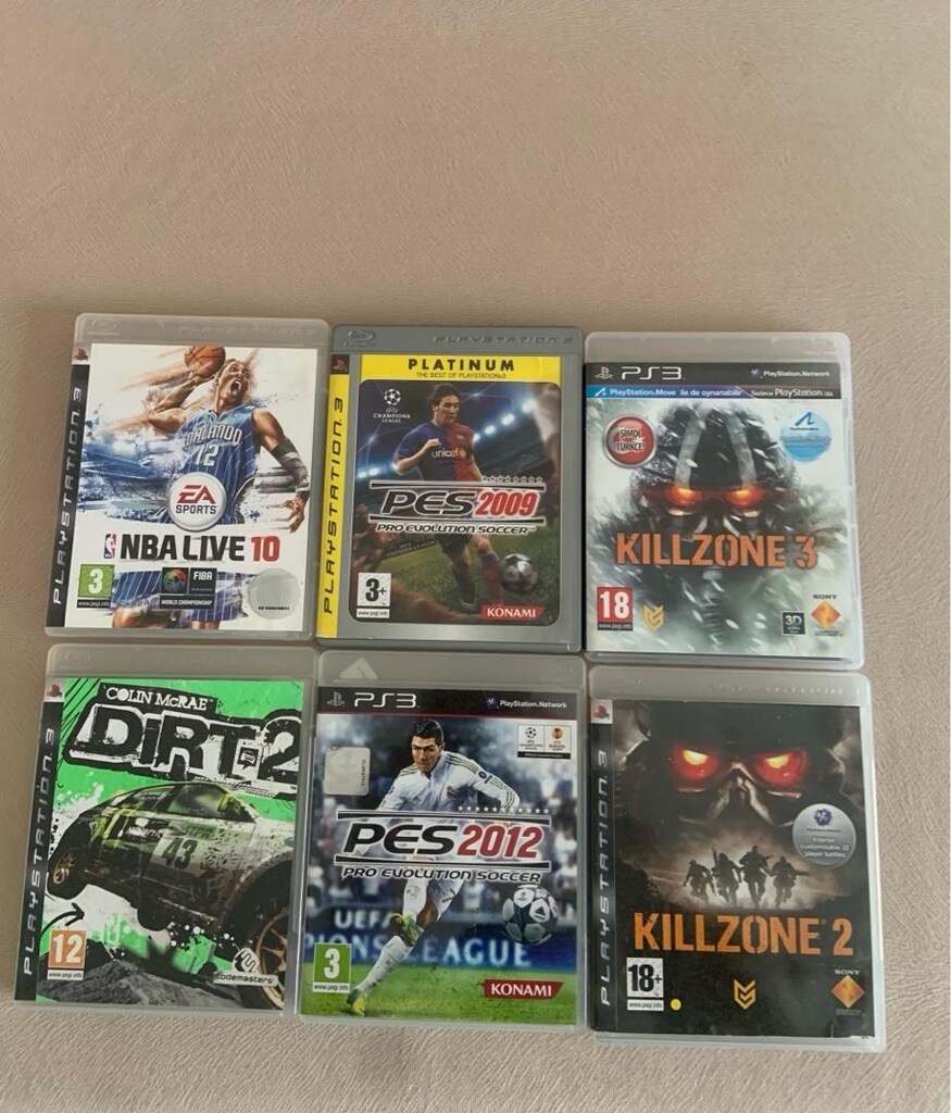 Ps3 Oyunları 6 Tane CD Li Çiziksiz Sorunsuz - Sıfırından Uygun