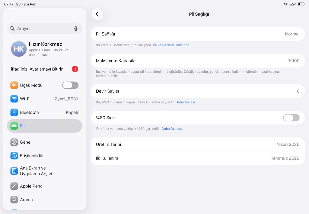 İPad 11 (A16) 128GB - SIFIRA YAKIN - 7
