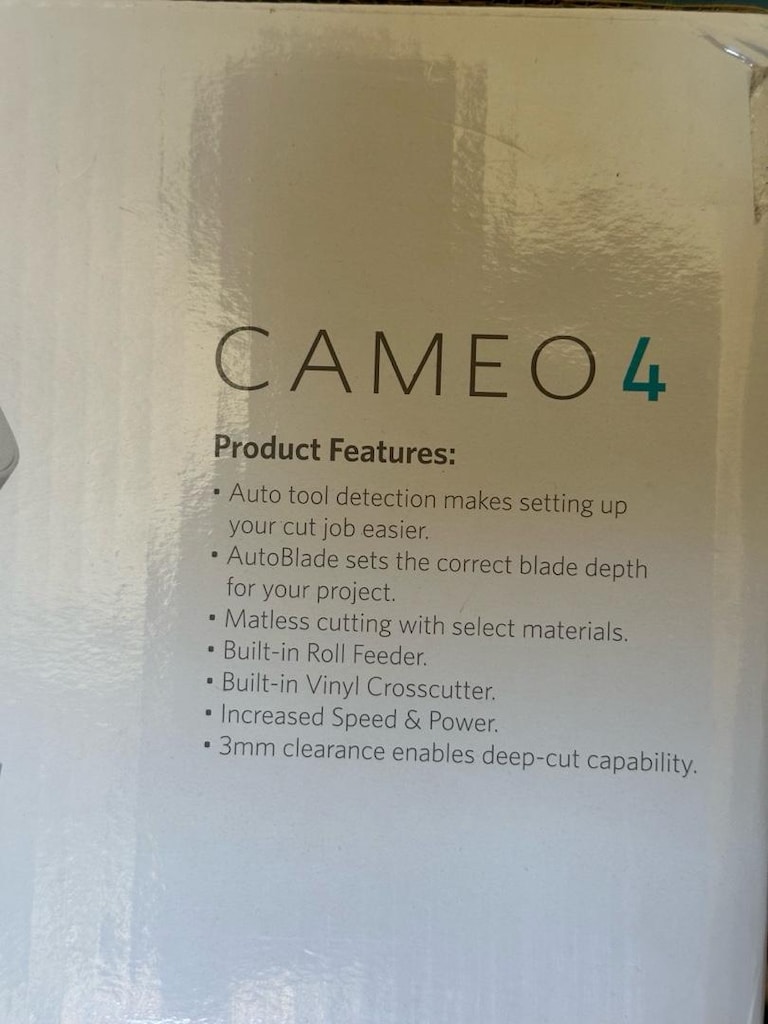 Silhouette Cameo 4 Elektronik Kesim Plotteri – Kutulu ve Aksesuarlı - 6